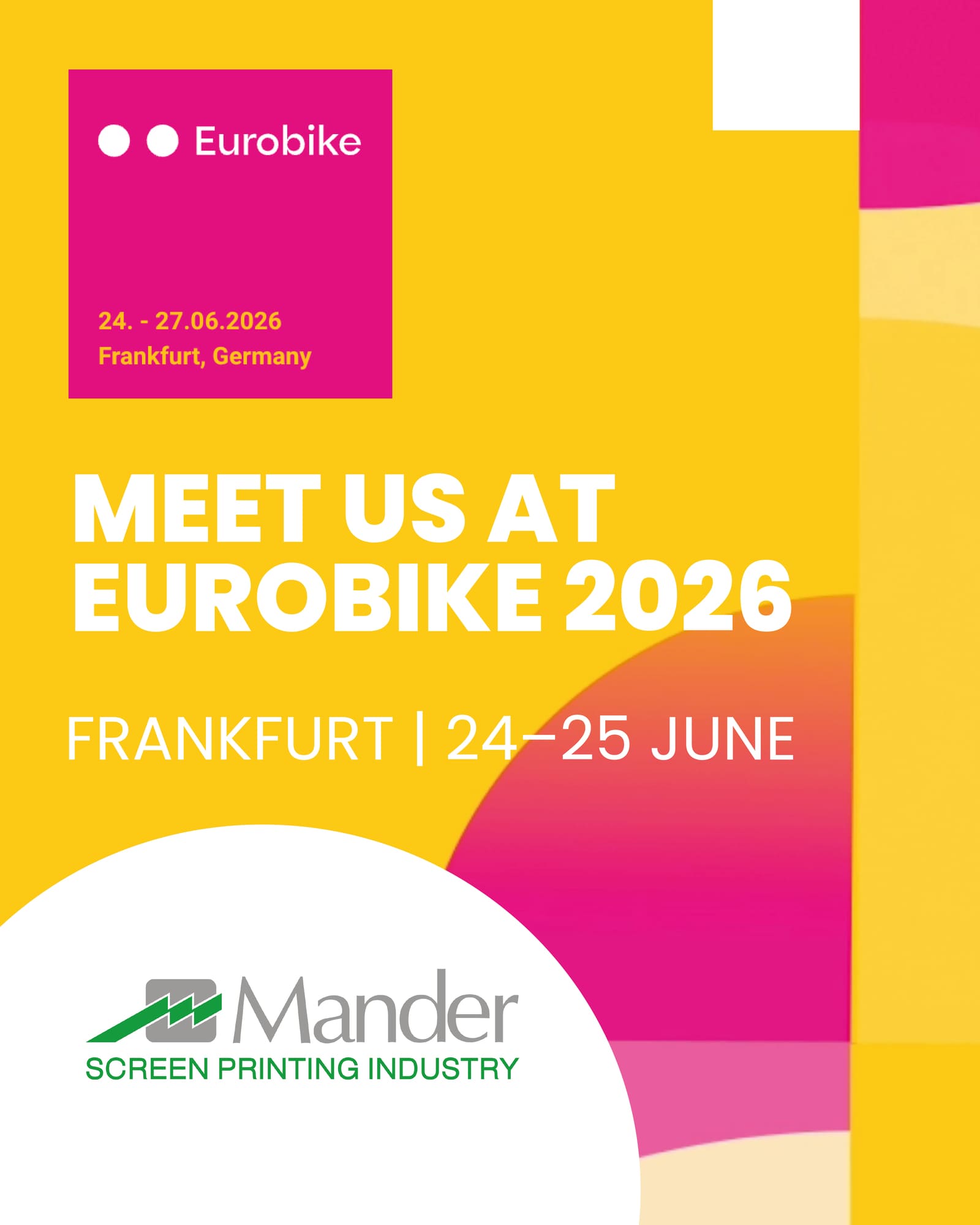MANDER SARÀ PRESENTE A EUROBIKE 2026